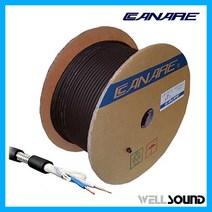 (리뷰이벤트) 카나레 고급 마이크 선 100M 롤 2심 실드 L-2T2S CANARE 마이크 케이블, L-2T2S 100M 카나레 케이블