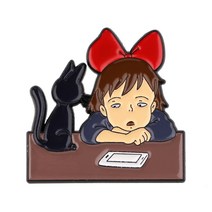 머플러 스카프 옷핀 뱃찌 혼주 브로치 broach DZ381 하울의 움직이는 성 애니메이션 에나멜 핀 맞춤 옷깃 배지 쥬얼리 친구 키즈 선물