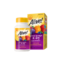 얼라이브 원스 데일리 포우먼 60정 / 멀티비타민 미네랄 종합, 1940mg