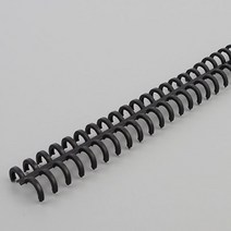 1+1 플라스틱 제본링 제본 와이어링 책스프링 제본스프링 / 색상선택, 검정, 28.2cm