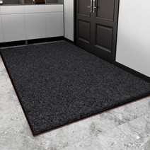 호텔 아파트 고급 출입문 특대형 현관발매트 대형 발 판 현관 러그 매트 식당 음식점, 5_다크그레이