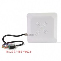 차량 관리용 30dbm 원형 안테나 RS232/485 WG26/34 TCP/IP 내장 8dBi UHF Rfid 리더 장거리, 02 RS232-485-WG