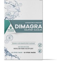 Promotion DIMAGRA XALIFOM ALKALIN 스틱 - 식품 보충제 - 미네랄 비타민 및 미량 원소 - 피로와 피로를 줄이기 위해 -20 스틱 8g, 5개