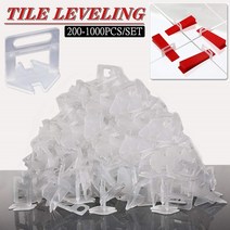 건설 도구 실노 천을 마 상자 홀더타일 ​​레벨링 시스템 클립 200-1000pcs 타일 레벨러 스페이서 11.522.53mm 세라믹 타일 누워 레벨링 건설 도구, 1mm 200개