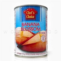 월드푸드 태국 셰프초이스 바나나 블로썸 통조림 Banana Blossom In Brine, 2개, 510g