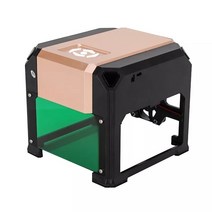 cnc 조각기 레이저 3000mw CNC 3w 미니 조각 기계 DIY 로고 마크 프린터 커터 80x80mm 휴대용 목공, [02] black, [02] EU plug, 1개