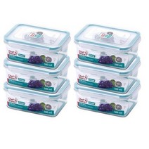 셰프웨어 클리어 밀폐용기 직사각 580ml, 12개입