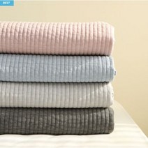 누보레 60수 순면 피그먼트 사계절 누빔 침대패드 겸 이불, 피그먼트패드 인디핑크