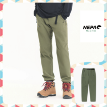 네파 남성 봄 바지 한개로 2가지 스타일로 연출 가능한 조거+일반팬츠로 입을수있고 기능성 소재로 편안한 착용감을 제공하는 아웃도어 팬츠(KHAKI) _GS