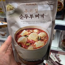 피코크 우리집 순두부 찌개 500g, 일반포장 동절기만