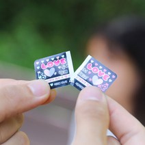 5myshop_미팅파티용품 두근두근 설렘 호감도 측정패치 4개입 도 러브 소개팅게임_5myshop, 무옵션상품임!!
