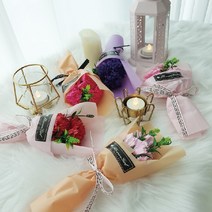 학교 졸업식 졸업선물 비누 꽃다발 졸업 유치원 입학식 발렌타인데이 선물 꽃 생일 여친 프로포즈, (퍼플)1 감사합니다사랑합니다