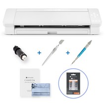 실루엣 카메오4 플러스 토퍼제작세트 실루엣 마스터 가이드 책자 2종 동영상 강좌 크래프트 날 증정 시트지 토퍼 커팅기 프린터 기계, 실루엣 카메오4 플러스 토퍼 제작 세트