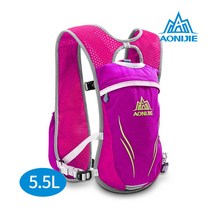오니지 등산 백팩 마라톤 트레킹 런닝 조끼 베스트 5.5L E885, 핑크