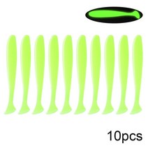 디퍼 어군 탐지기 deeper 10 pcs 색상 대조 미끼 실리콘 낚시 미끼 5.5cm, 10개