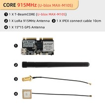 안동 LILYGO® SoftRF TBeamSUPREME ESP32S3 LoRa 개발 보드 SX1262 868/915MHz GPS Ublox L76K WiFi 블루, 11 CORE UBLOX 915MHz