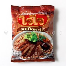 월드푸드 태국라면 와이와이 팔로 덕 플레이버 60g WAIWAI PALO DUCK FLAVOUR, 1개