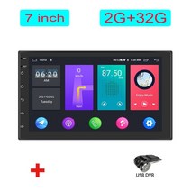 안드로이드올인원 안드로이드오토 leekouluu 2 din android 11 car, 2g 32g(dvr 포함)