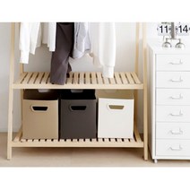 접어보관 행주 모자 종량제봉투보관 박스 진열대용 라면용 문구류용 책상정리용, 아이보리