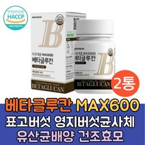 식약처 베타글루칸 효모 발효 2통 다당류 건조효모 미생물발효 3세대 추천 표고버섯 영지버섯균사체 추출물