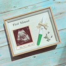 소동상점 임테기보관함 토끼띠 용띠아기 임테기액자 초음파임테기보관 임밍아웃 임신축하선물, 4. 흰꽃자수