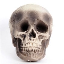 K-mateRON 할로윈 해골 얼굴 모형 스티로폼 파티 용품 윈데이 데코 소품 장식 공포, 할로윈해골얼굴모형(스티로폼)