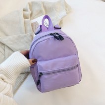 여성백팩 캐주얼 나일론 여성 미니 배낭 패션 솔리드 컬러 Preppy 스타일 학생 학교 가방 작은 여행