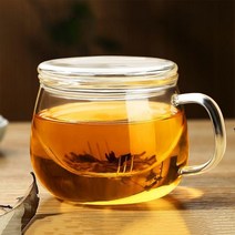 [로하티]라벤더 내열유리 티머그(300ml)/ 유리찻잔, 상세 참조, 1개