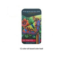 프리즈마 색연필 150 132 48 72색 prismacolor art oily prisma 프리미어 드로잉 스케치 성인 색칠용 미술 용품 ​​| 소프트 코어, 12색