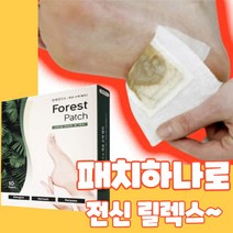 발바닥파스 습담제거 릴렉스패치 목초수액시트 발바닥 독소 패치 10매입, 죽초 수액패치