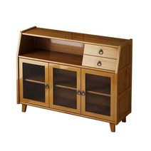 빈티지 엔틱 그릇장 원목 카페장 원목장, 3도어 찬장 (확장 및 보강)