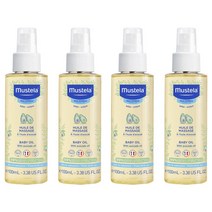 무스텔라 키즈 마사지오일, 4개, 100ml