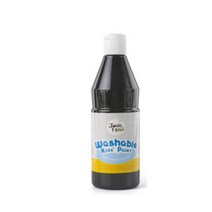 핑거페인팅 워셔블 유아물감 500ml 블랙 색감이쁜 호기심놀이 색감교육용 물감세트 아기미술 유아미술놀이