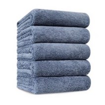 포레스트 호텔타올 200g 40수 코마사, 애쉬블루, 5개