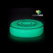 3D 프린터 스페셜 필라멘트 칼라팹 (colorfabb) 규격 1.75 mm 2.85mm, 야광 (Glow Fill) 1.75mm