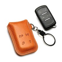 아트박스/케인즈 소가죽 키홀더 쌍용 체어맨W 스마트키 파우치 R12. insert, 초코브라운