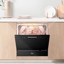 식기세척기 식세기 가정용 소형 초음파 Midea-식기 세척기 10 세트 내장 조리대 식기 열풍 건조 고온, 01 미국, 01 3905Pro