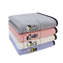 송월타월 스누피 프렌즈40 수건 140g 30수 면사, 핑크, 1개