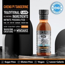 미국직구 Wok of Life의 무설탕 청피 귤 소스 - 저탄수화물 & 케토 친화적 비건 글루텐 프리 볶음 양념장 중국 소스, 수량, 상세참조