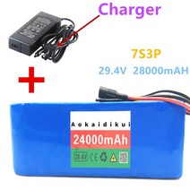 Aokaidikui24V 배터리 7s3p 29.4V16AhLi전동 자전거 스쿠터 전동 휠체어 2 아차거용 이온 팩 20 개