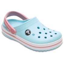 [픽스키즈] 크록스 크록밴드 키즈 아이스 블루/화이트