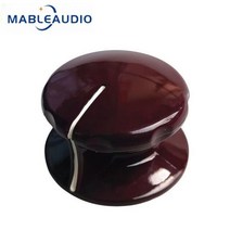 K-2195 기타 앰프 볼륨 조절 손잡이 HIFI 플레이어 원형 베이클라이트 32.5x20mm 1 개287628, Coffee