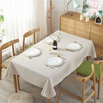 북유럽 순수 컬러 린넨 식탁보 홈 레스토랑 웨딩 파티 장식 테이블 천 커버, 90cmX90cm