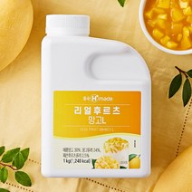 흥국 리얼후르츠 망고L 1kg (냉동) 망고스무디 베이스