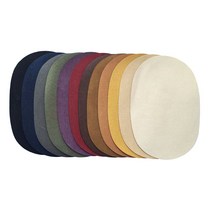 의류 수선패치 팔꿈치 패치 무릎 패치 보수패치 포인트용, 딥퍼플, 2개입