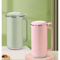 가정용 두유기 콩물 믹서 콩가는 기계 두유 죽 만들기, 500ml 핑크