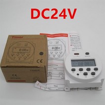 고품질 CN101A DC24V 디지털 LCD 전원 타이머 프로그래밍 가능한 시간 스위치 릴레이 16A 볼트, 한개옵션0