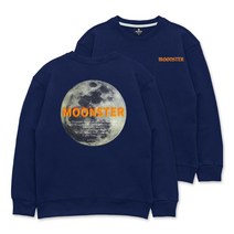 아스트로피 문스터 기모 맨투맨 - 남녀공용 보름달