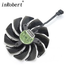 88MM PLD09210S12HH T129215SU Gigabyte GeForce GTX 1070 1050 Ti GTX 1060 960 RX 480 570 그래픽 카드 쿨러 팬, 1개, TWO Ball Bearing, CHINA