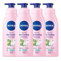 니베아 바디로션 아이스 쿨링 350ml X 4